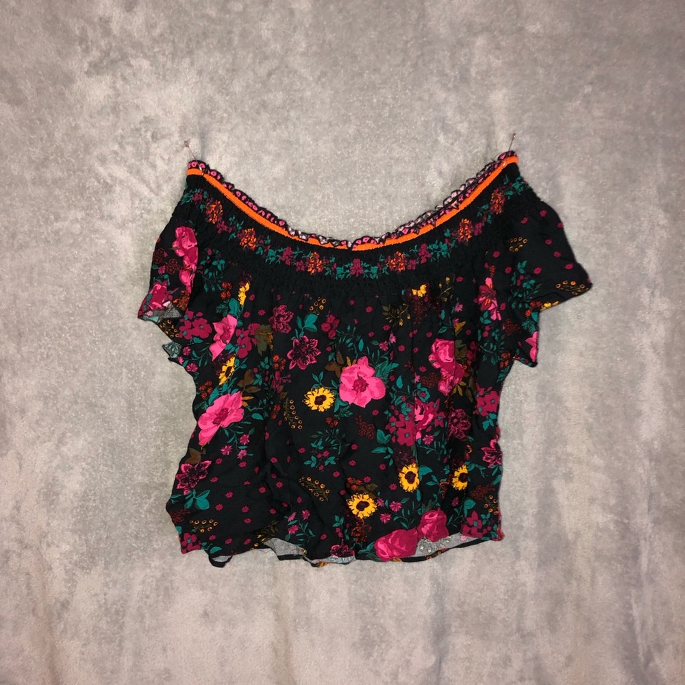 Floral Off the Shoulder Top